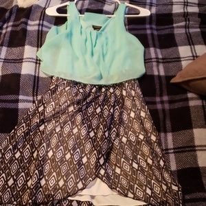 High low tea length sundress